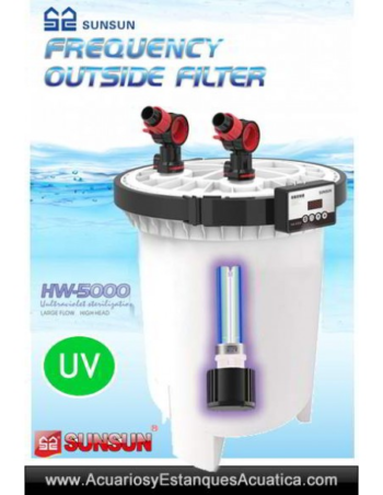 Filtro Sun Sun HW-5000 4600L/H Uv