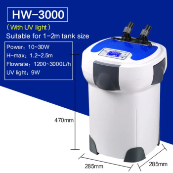 Filtro Canister Sun Sun HW-3000 3000L/H Uv - Imagen 2
