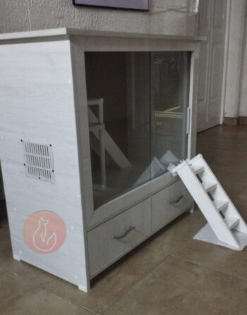 Terrario Premium en Melamina para Erizos, Hamsters, Jerbos y más / con cajonera - Imagen 4