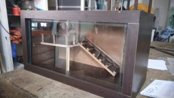 Terrario Premium en Melamina para Erizos, Hamsters, Jerbos y más / con cajonera - Imagen 5