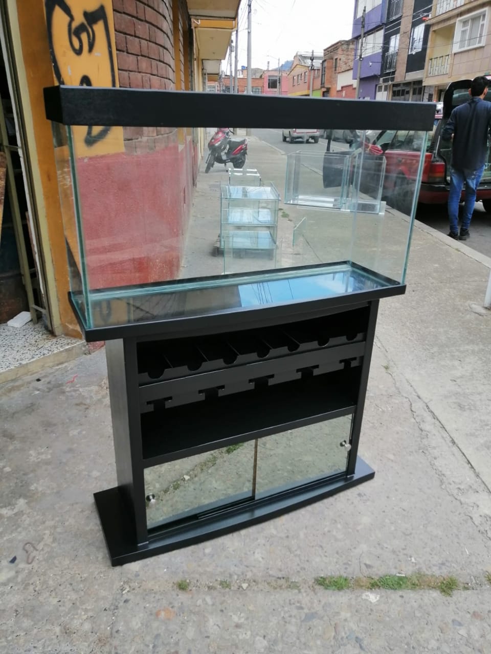 Mueble Grande para Acuario o terrario 120x40cm