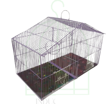 Jaula fija para aves Ref. Tipo casa 70 x 35