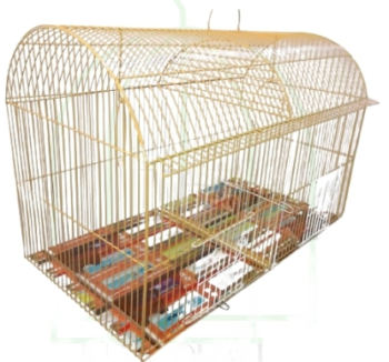 Jaula fija para aves Ref. 70 Largo x 35 ancho